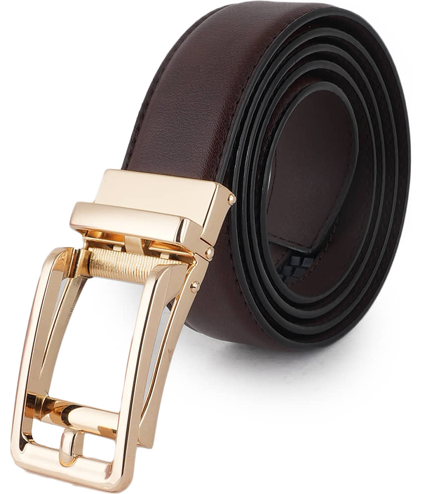 STYLE SHOES - Brown Leather Men's Formal Belt ( Pack of 1 )