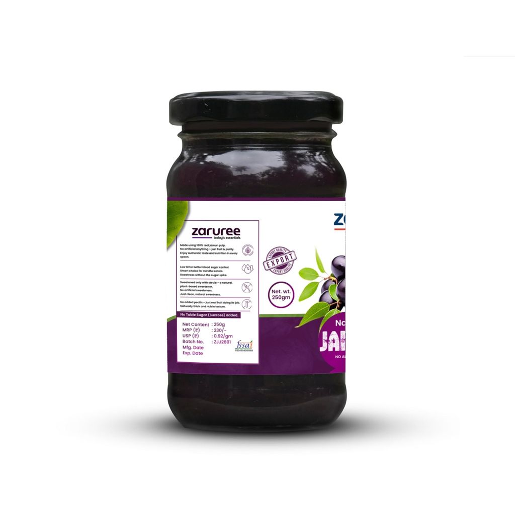 Natural & Healthy Sugar Free Jamun Jam 250g view 2
