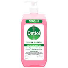 DETTOL CLINIC STRENGTH ANTISEPTIC HAND RUB 500ML