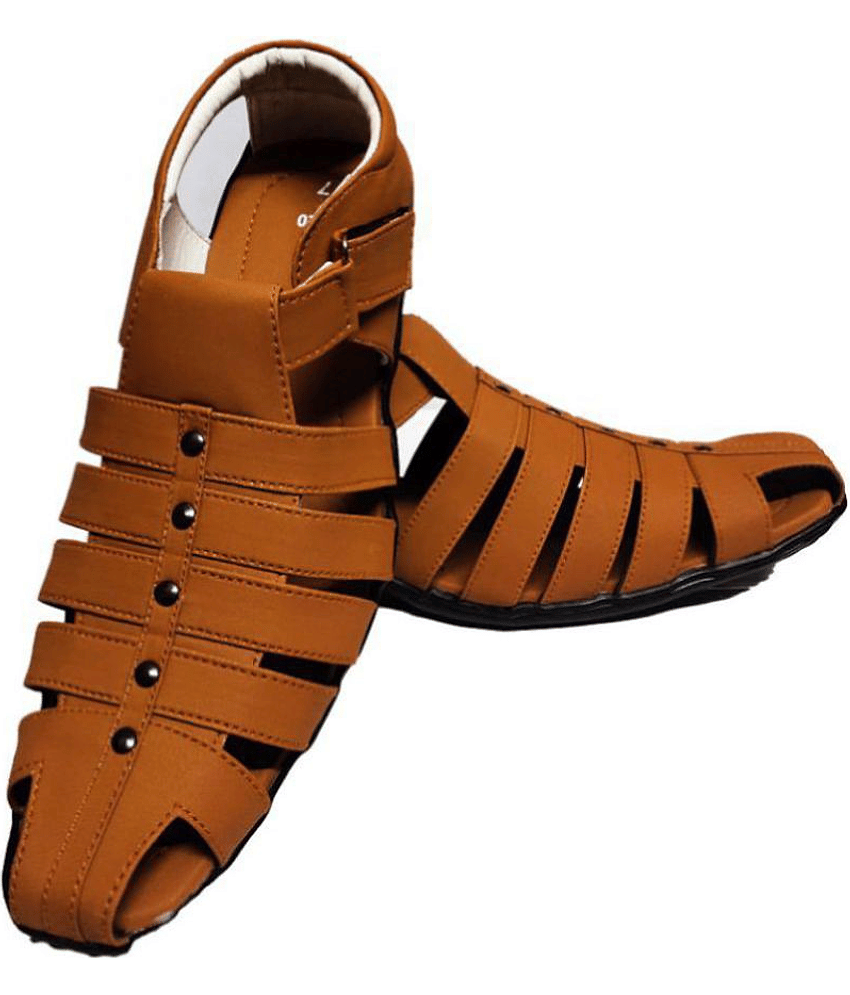 RAGE GAZE - Beige Men's Sandals view 2