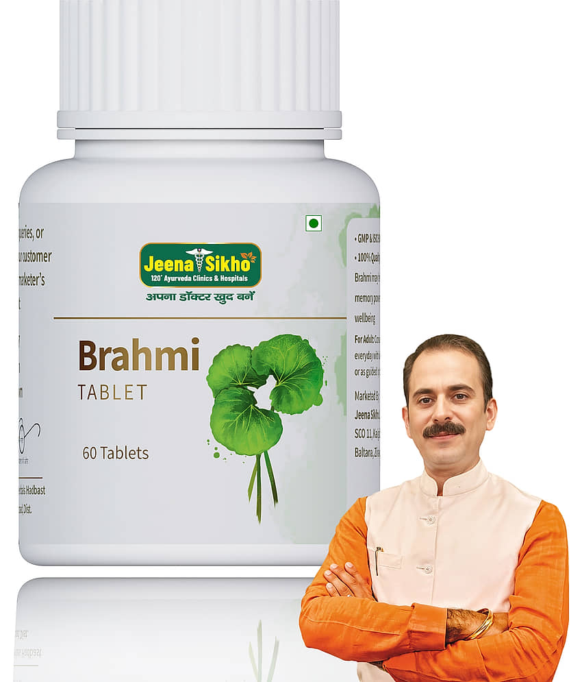 Jeena Sikho Brahmi Tablet | Effective For Mind Wellness, 60 Tablets
