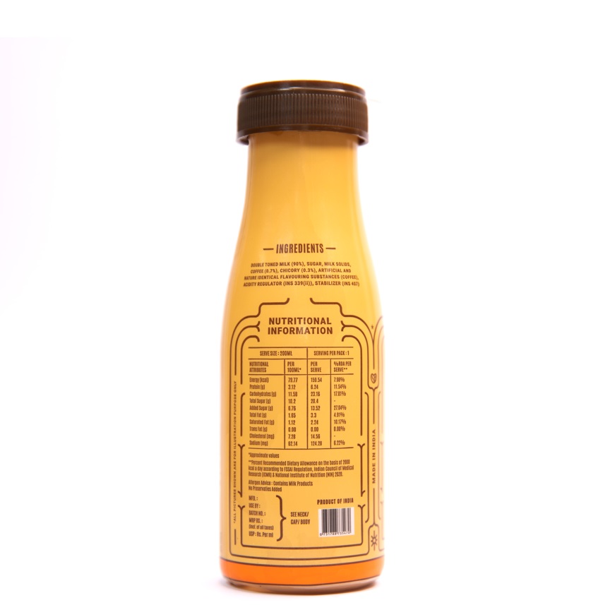 SOLH Classic Cold Coffee Smooth, Creamy & Intense Bottle 200 Ml (Pack of 4) view 2