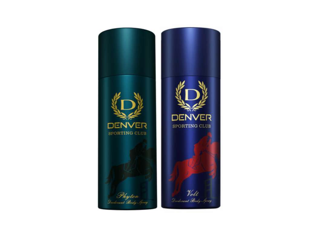 Denver Pack of 2 Deos (Phyton + Volt) - 165ml Each
