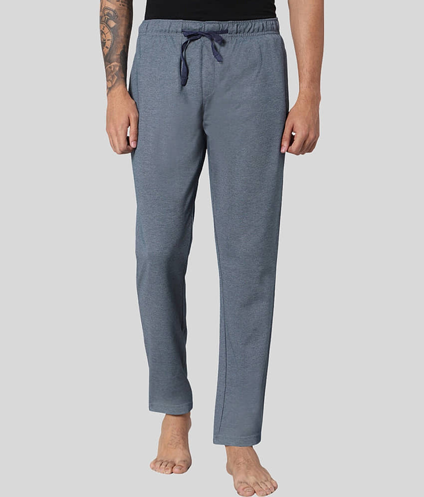 Avoq - Medium Grey Cotton Blend Men's Trackpants ( Pack of 1 )