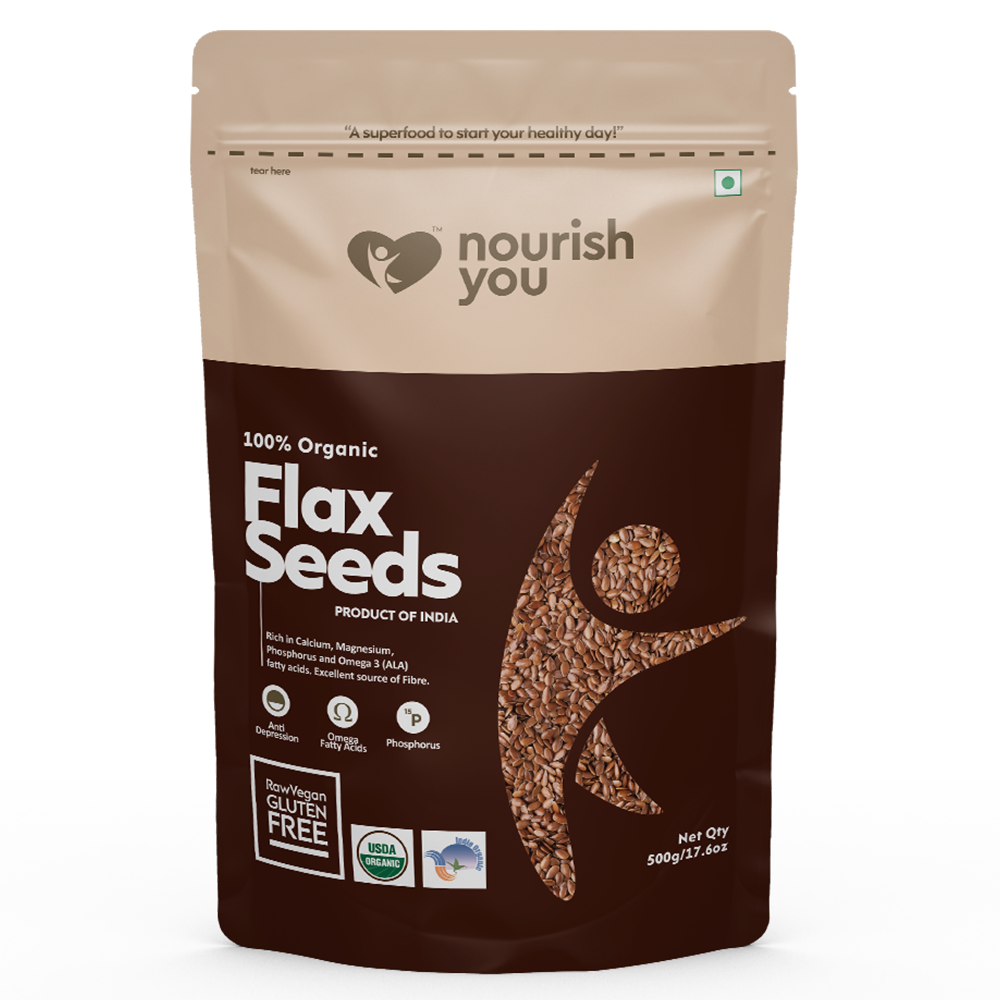 nourish you Raw Flax Seeds