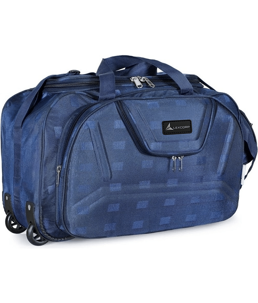LEXCORP 55 Ltrs Purple Polyester Duffle Bag
