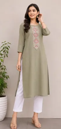 Sage Green Kurti