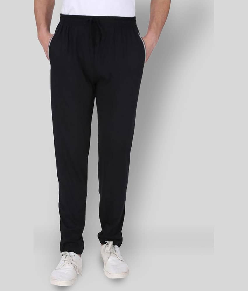 Neo Garments - Black Cotton Men's Trackpants ( Pack of 1 )