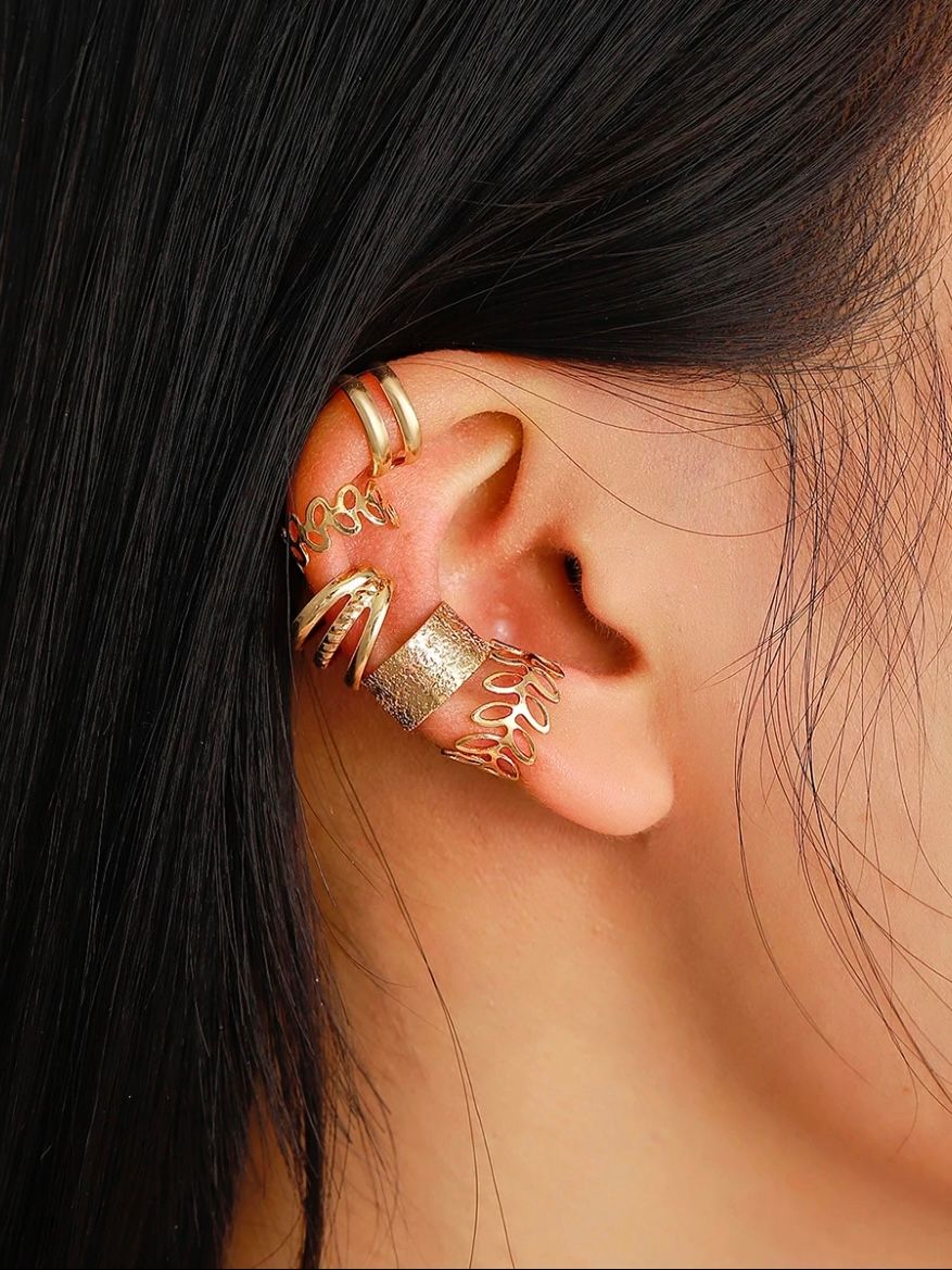 Ishkaara Golden Dreamy Earcuff Combo