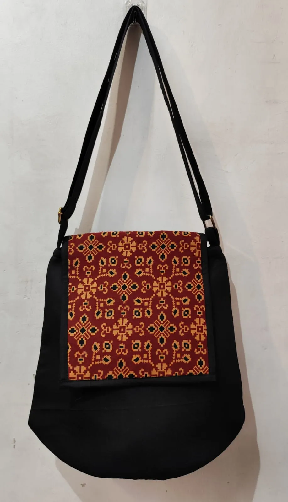 Introducing cotton flap sling bags