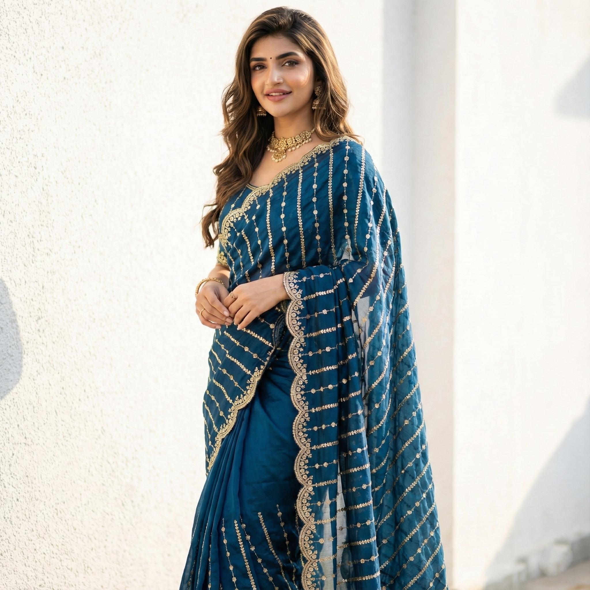 Fancy Saree for Women view 2