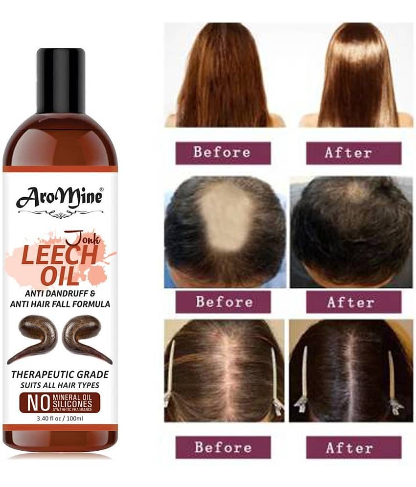 Aromine Natural Jonk Leech Oil For Hair Growth & Dandruff Oil- 100 mL