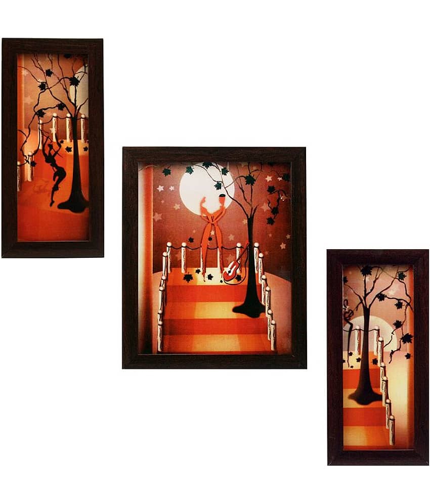 Indianara Synthetic Painting With Frame