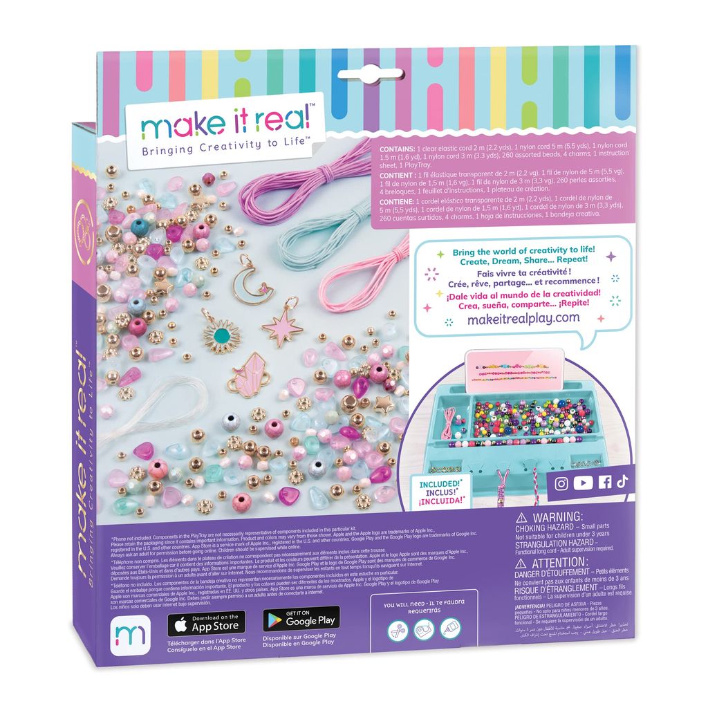 Make It Real DIY Toys Set - Celestial Stones DIY Bracelets view 2