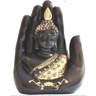 Buddha In Palm Design