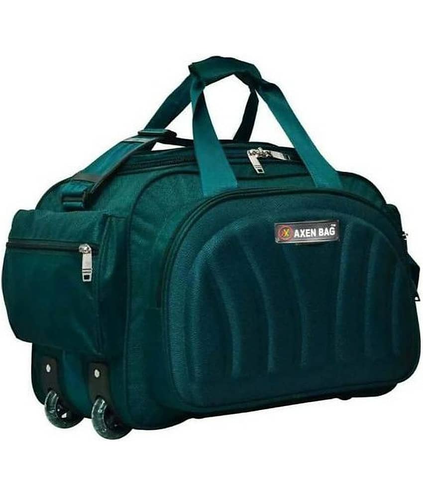 AXEN BAGS 60 Ltrs Green Polyester Duffle Bag