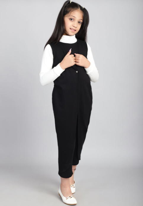 Girls Pure Cotton Jumpsuit