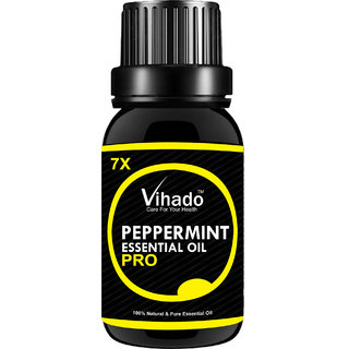 VIHADO Peppermint Essential Oil 7x pro Faster - 15 ml (Pack of 1) (15 ml)