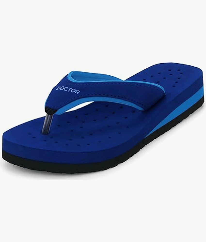 ORTHO JOY Navy Blue Women's Daily Slipper