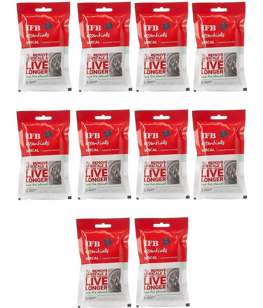 IFB DESCALING POWDER - Stain Remover Powder For All Fabrics ( Pack of 10 )
