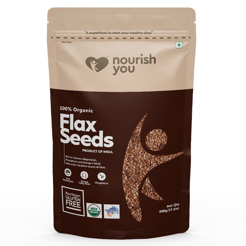 nourish you Raw Flax Seeds