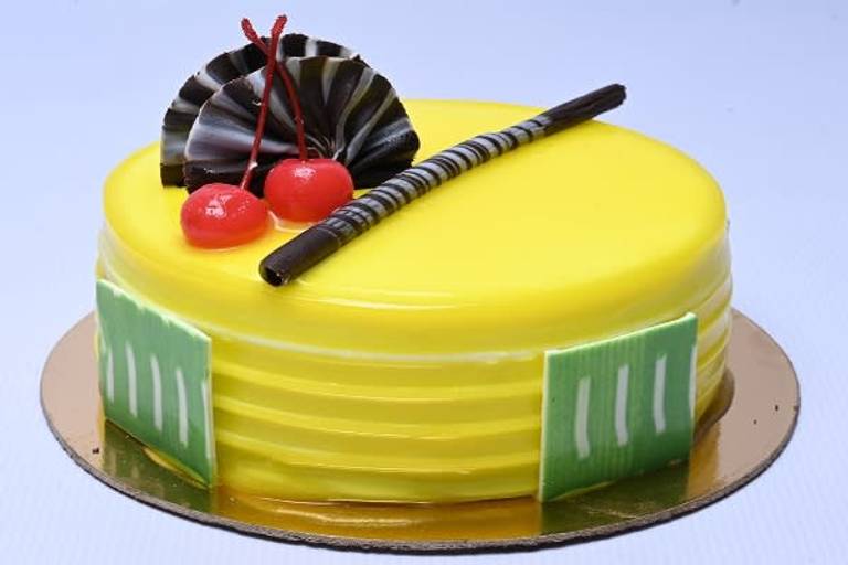 Eggless Pineapple Cake