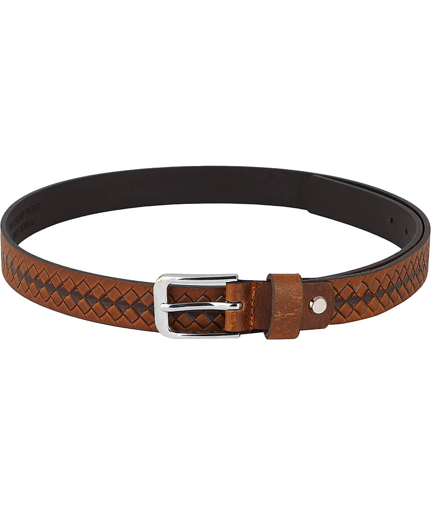STYLE SHOES - Leather Women's Skinny Belt ( Pack of 1 )