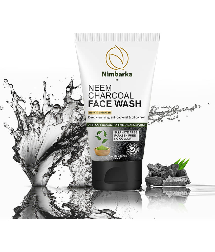 Nimbarka Neem & Charcoal Facewash, 100Ml(Pack Of 1)