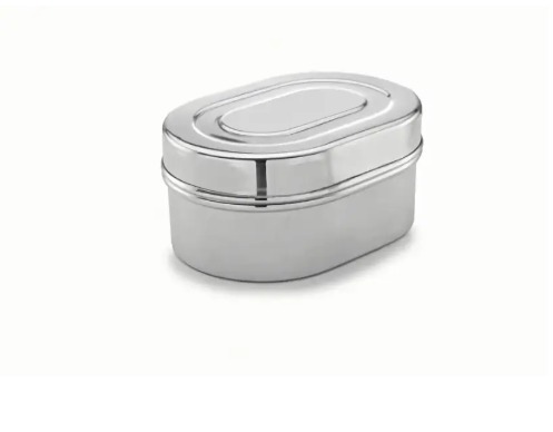 HASTI STEEL Stainless Steel Utility Container - 150 ml, 200 ml, 250 ml (Pack of 3, Silver)