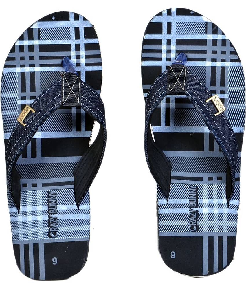 Crazy Bunny - Green Men's Thong Flip Flop