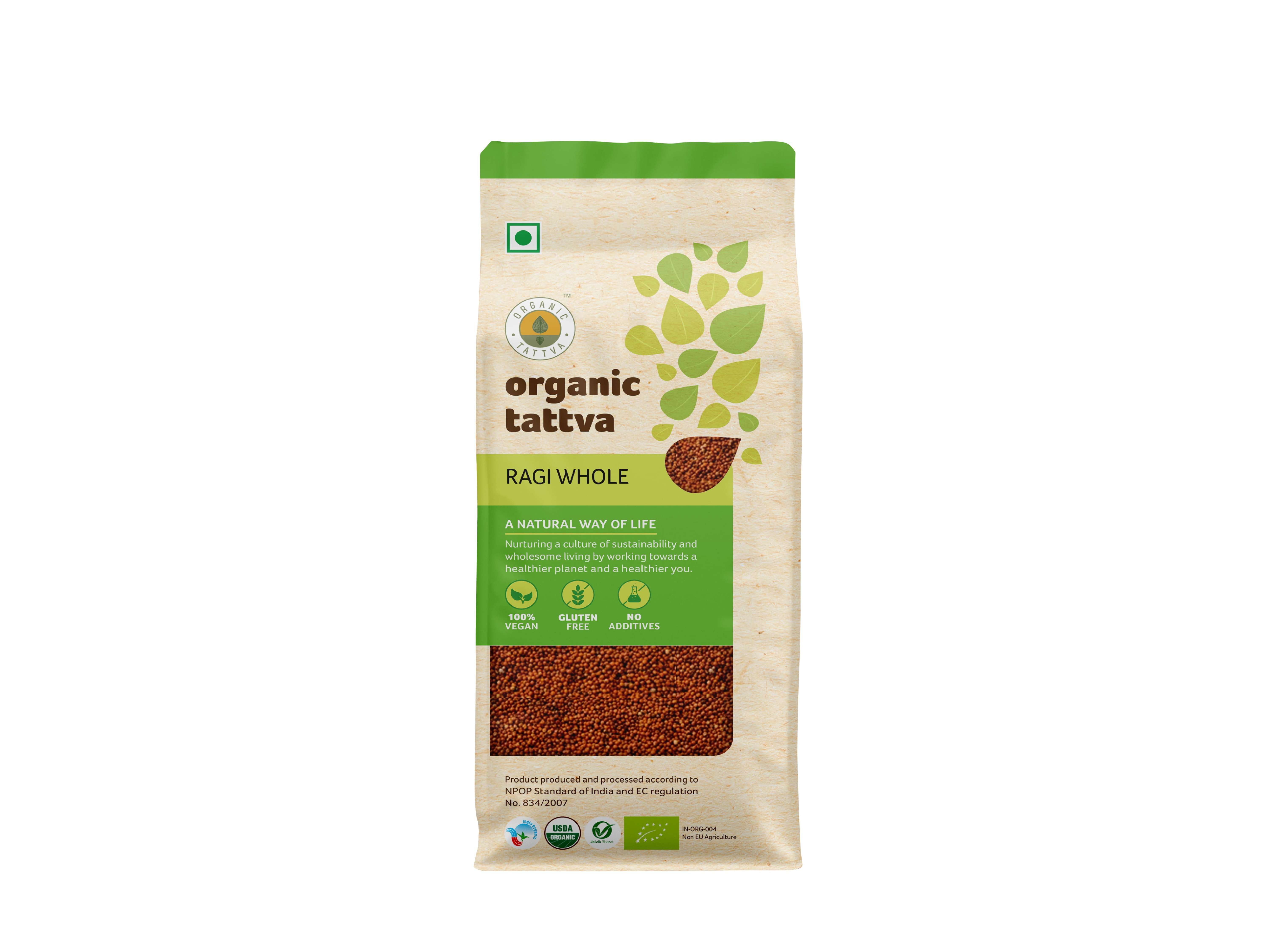 Organic Ragi Whole 500g