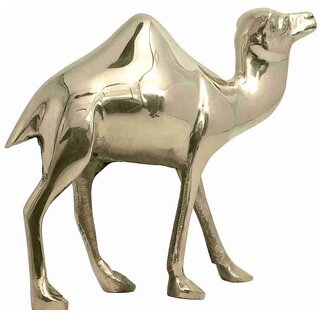 Sambhaav Brass Glossy Plain Camel Timeless Decorative Piece for Home