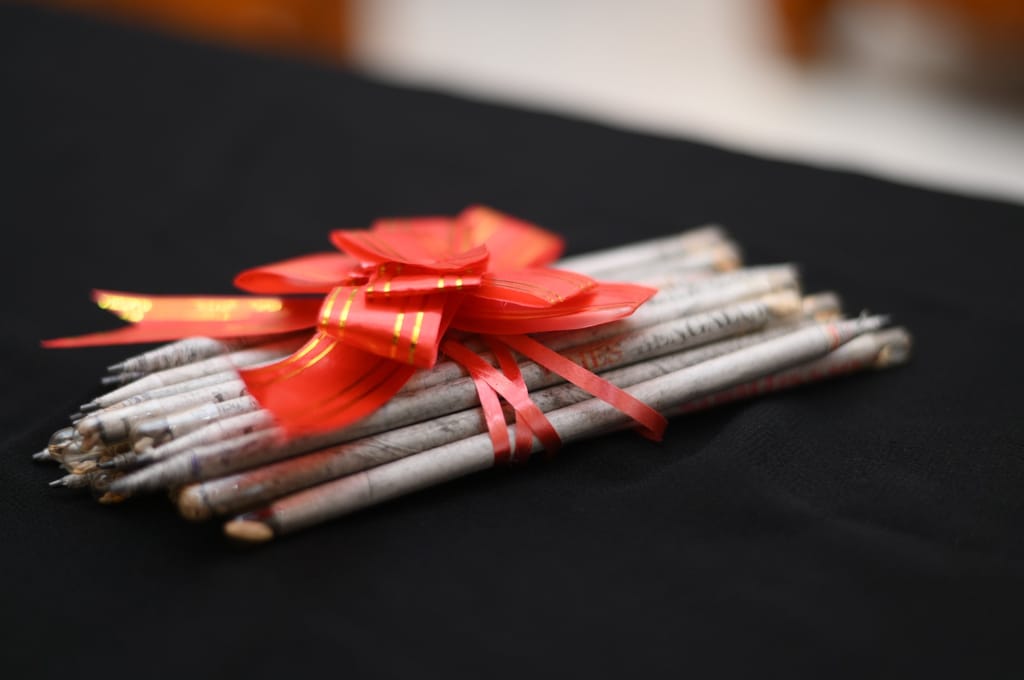 Recycled Newspaper Pencils with Seeds - Pack of 10 view 2