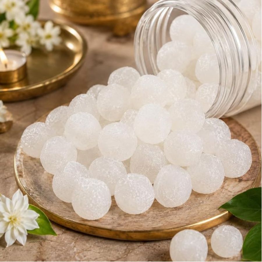 Camphor Tablets - 100% Pure Organic Kapoor for Pooja Hawan Meditation Aromatherapy & Home Fragrance view 2