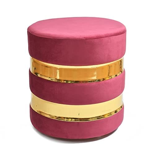 ShadowKart Ottoman Pouffes Stool for Living Room | Footrest Seat Pouf Puffy Foam Stool | Foot Stool Home Decoration view 2