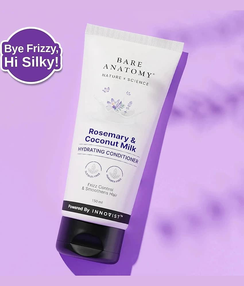 Bare Anatomy Rosemary Hair Conditioner for Silky & Hydrating Hair, 150 ml