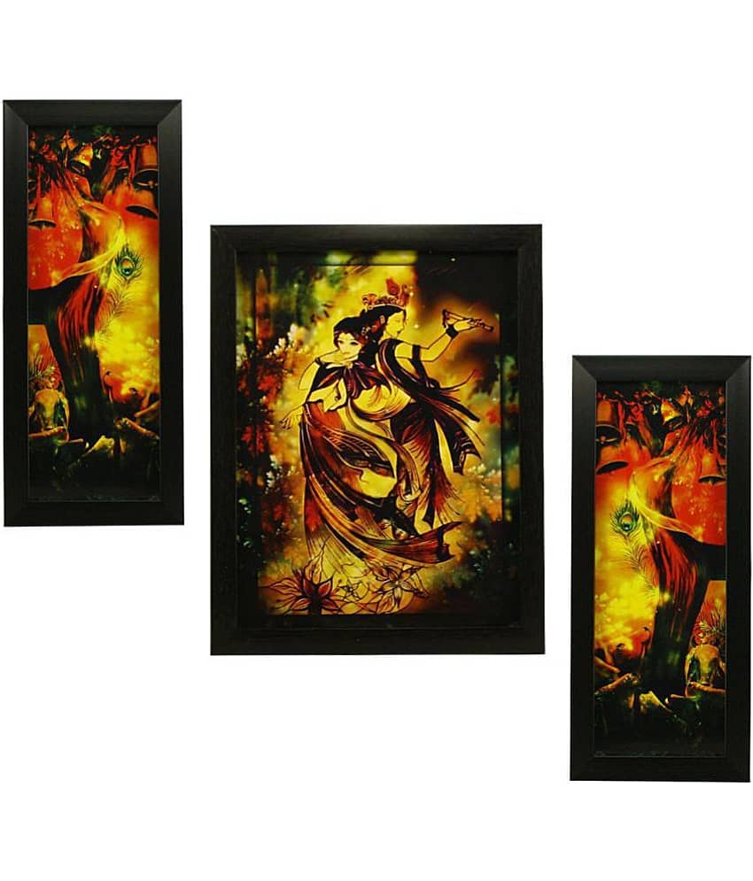Indianara Synthetic Painting With Frame