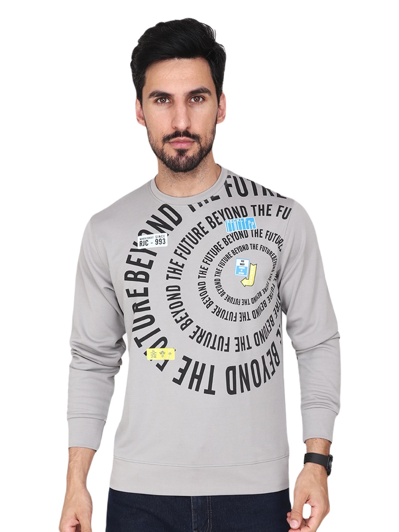 Albion Mens Casual Full Sleeve Sewatshirt