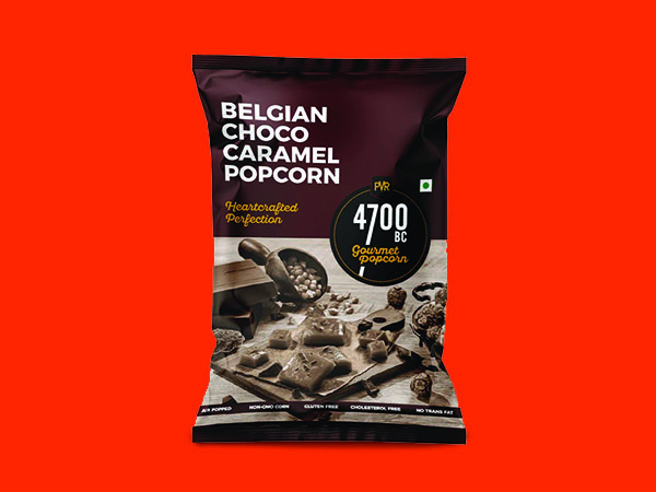 Belgian choco caramel popcorn 60g