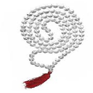 Ceylonmine Sphatik Stone Mala for Unisex