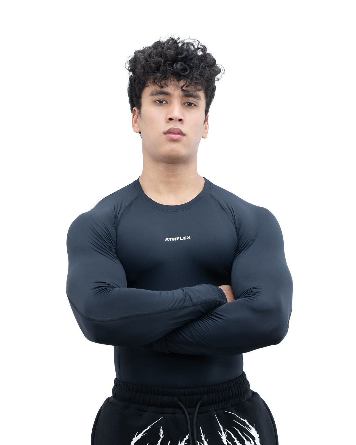 Athflex Men's Full sleeve Ace Compression T-Shirt - Ultra Stretch,premium Nylon Spandex Blend , Moisture-Wicking, Quick-Dry, Breathable, Muscle Fit Activewear for Gym, Fitness, and Sports - maroon/XXL