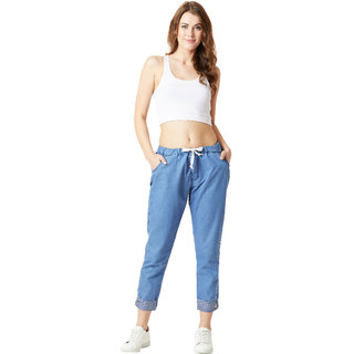 Miss Chase Women's Blue Create Your Own Happiness Joggers view 2