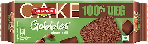 Britannia Gobbles Cake Gobbles 100% Veg Bar Cake