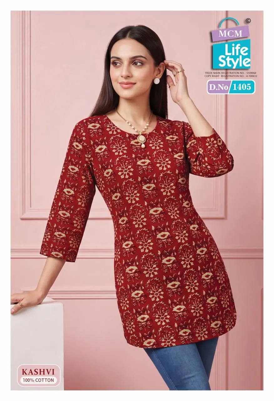 Pure cotton short kurties