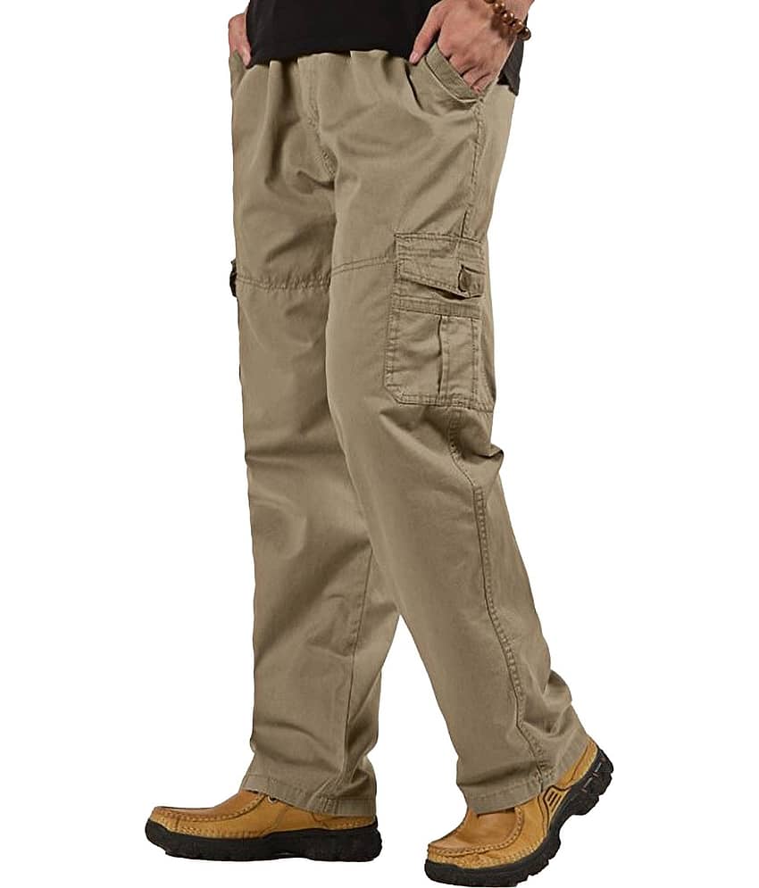 MULTIWA Gold Cotton Blend Men's Trackpants ( Pack of 1 )
