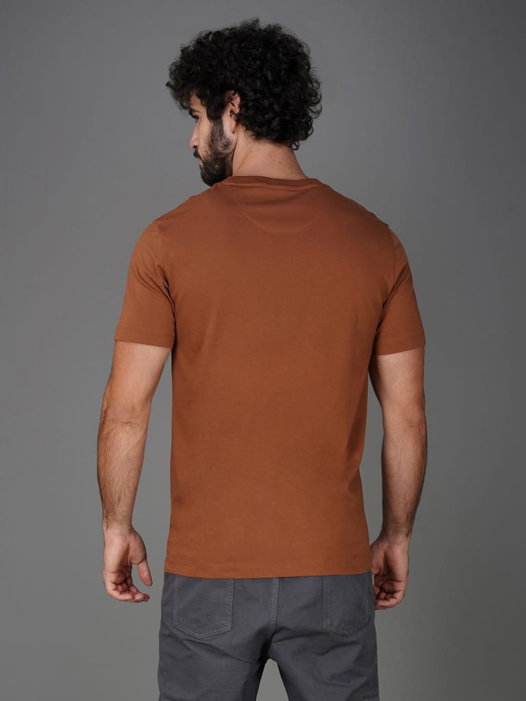 Zvezda Original Men's Cotton Jersey Tee - Euro Fit-Brown view 2