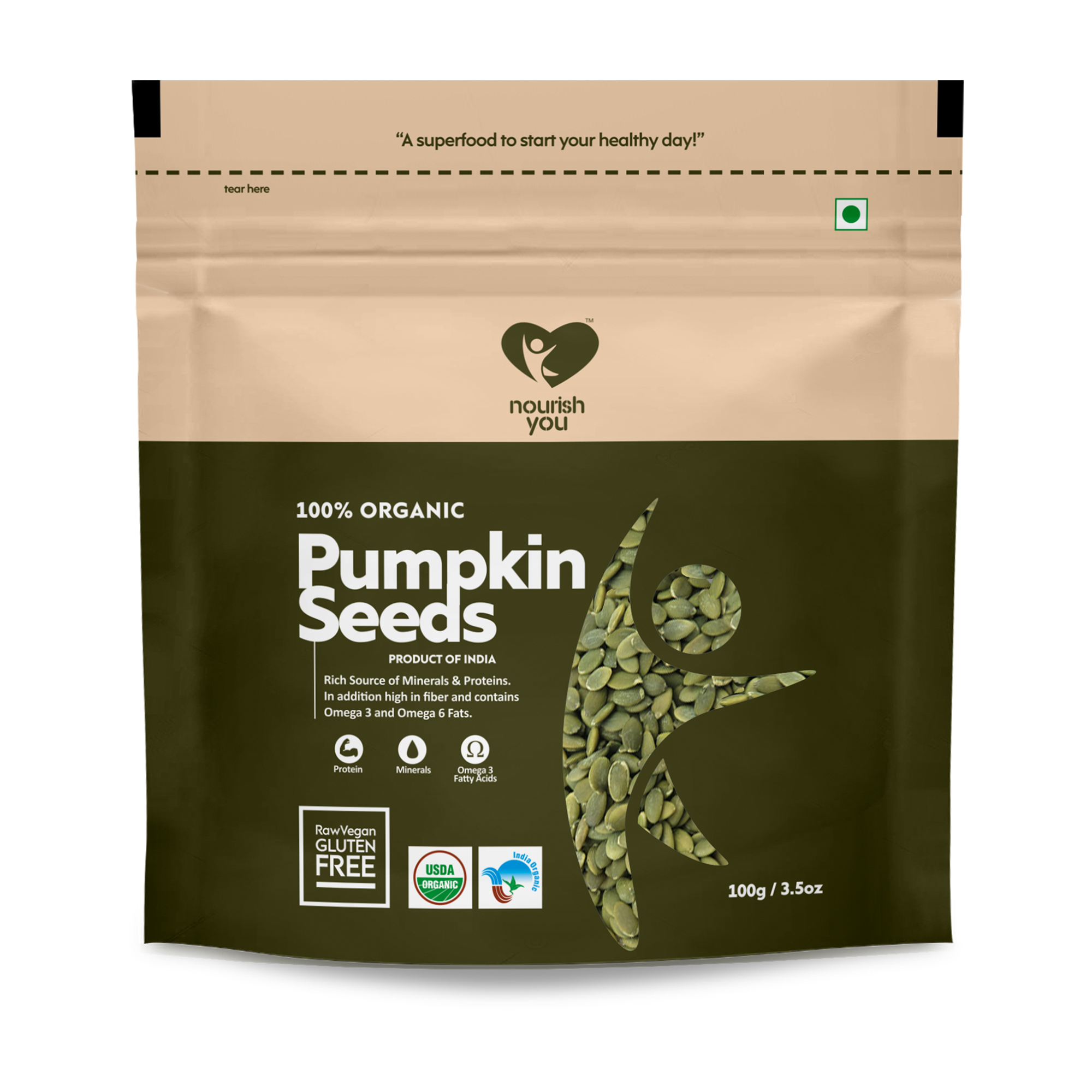 nourish you Raw Pumpkin Seeds