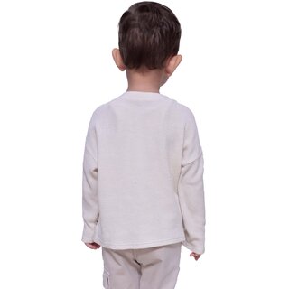 Full Sleeves T-Shirt For Baby Boy (Off White) view 2