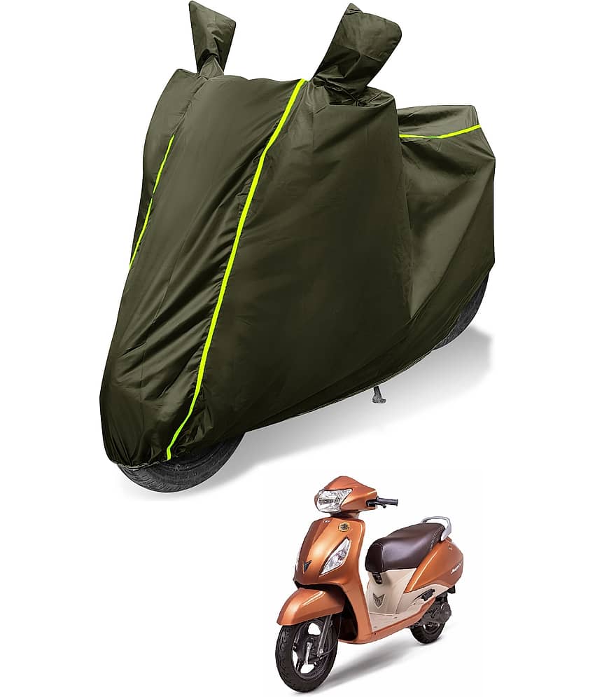 Auto Hub Bike Body Cover for TVS Jupiter ( Pack of 1 ) , Green