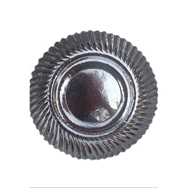 Silver Foil Disposable Paper Plate 20 Pcs